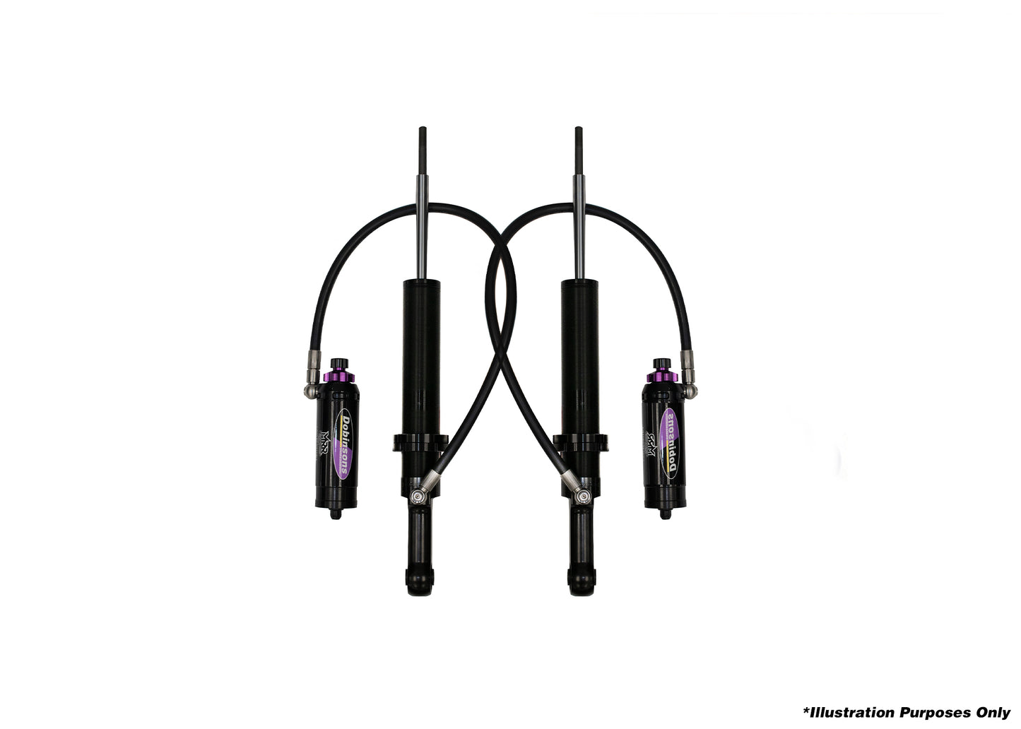 DOBINSONS PAIR OF EXTENDED TRAVEL FRONT MRR 3-WAY ADJUSTABLE STRUTS (MRA59-A220)